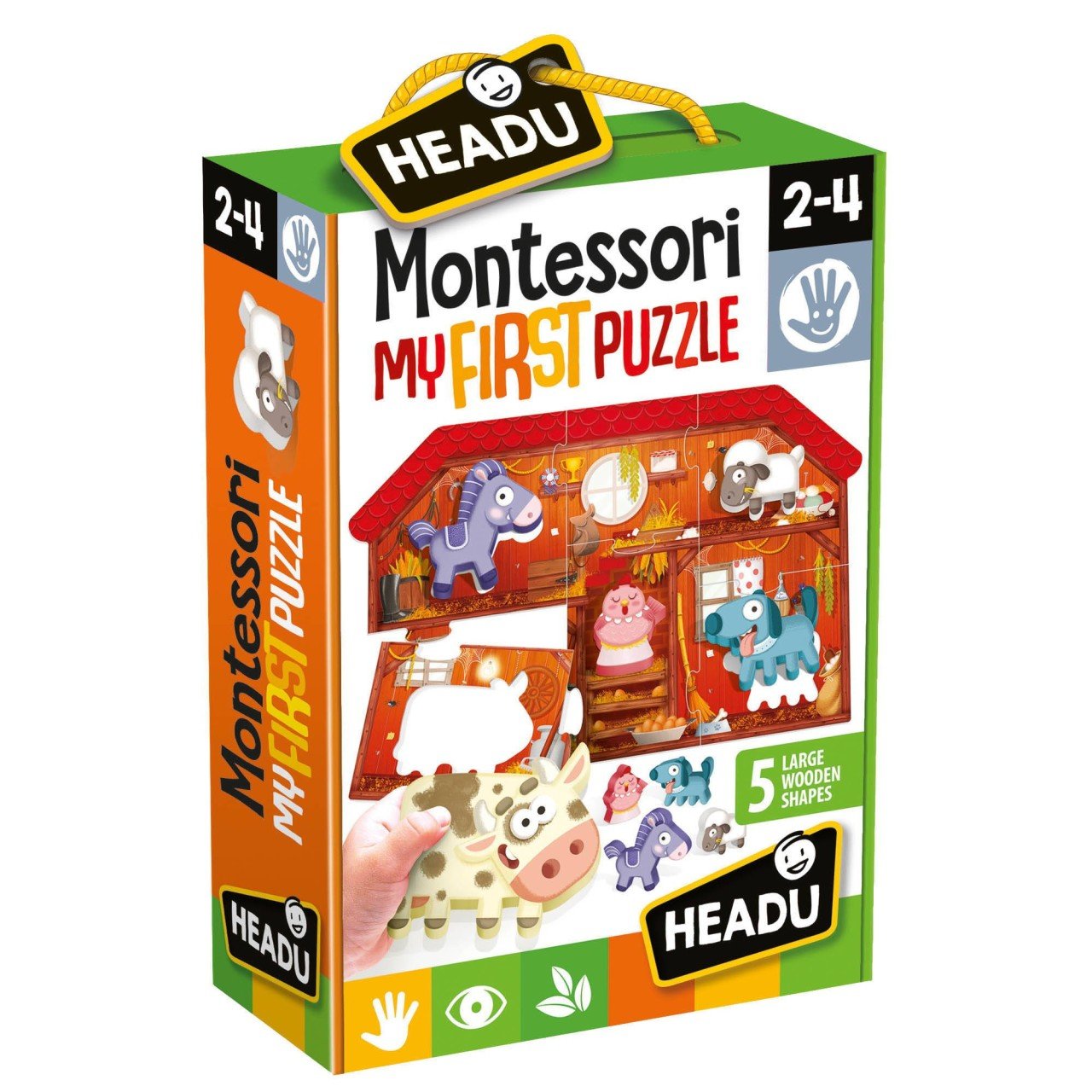 Headu Montessori First Puzzle Farm