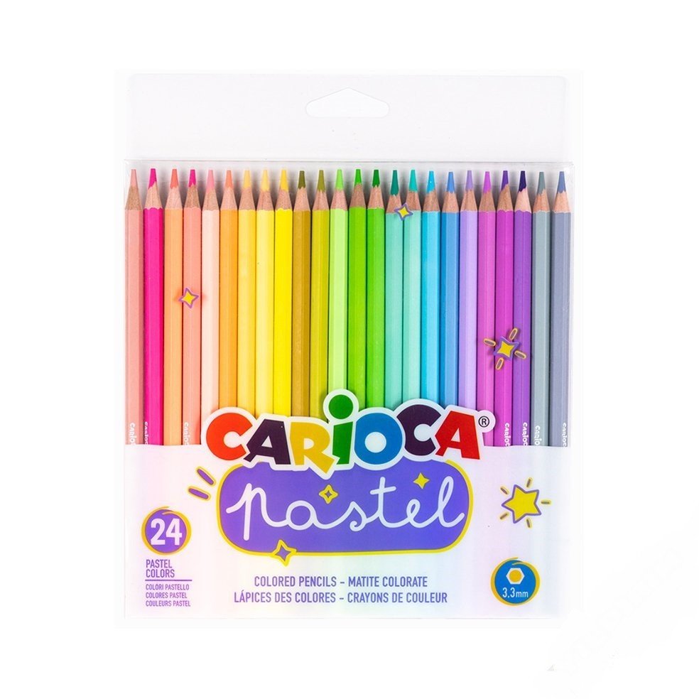 Carioca Kuru Boya Pastel Renkler 24'lü