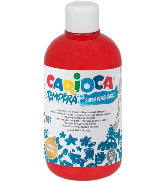 Carioca Tempera Boya 500ml Kırmızı 10