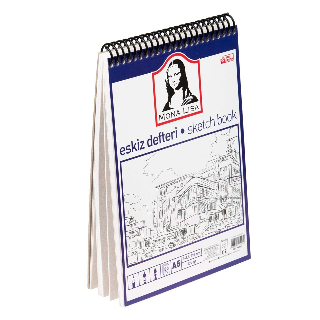 Südor Sanatsal Defter A5 120 gr. 50 Sayfa Telli